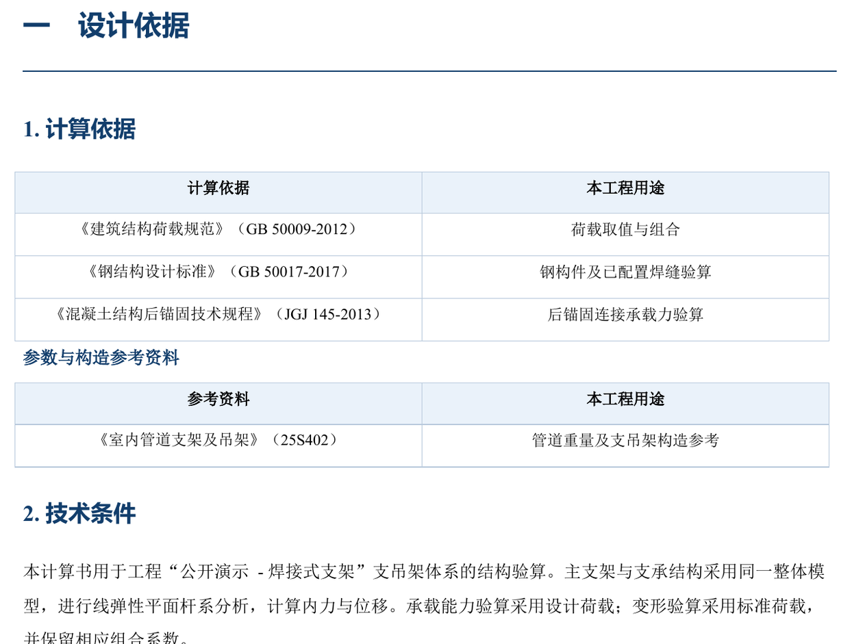 Same case · Design basis